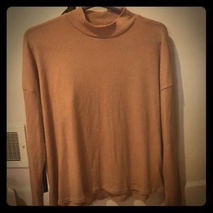 Long sleeve turtleneck shirt.